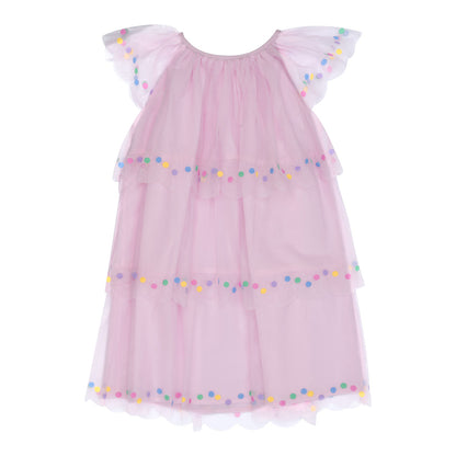 Παιδικό Τούλινο Φόρεμα Pink Confetti