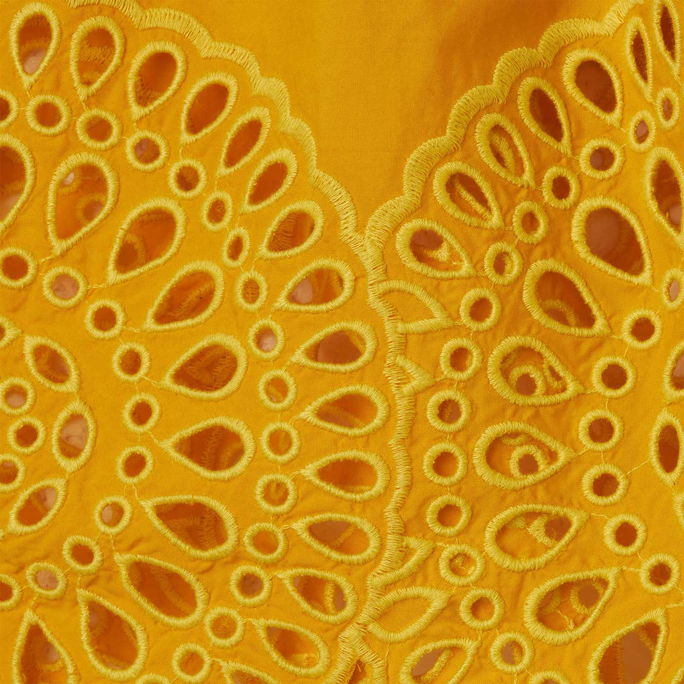 Παιδική Φούστα με Κεντήματα Κίτρινη