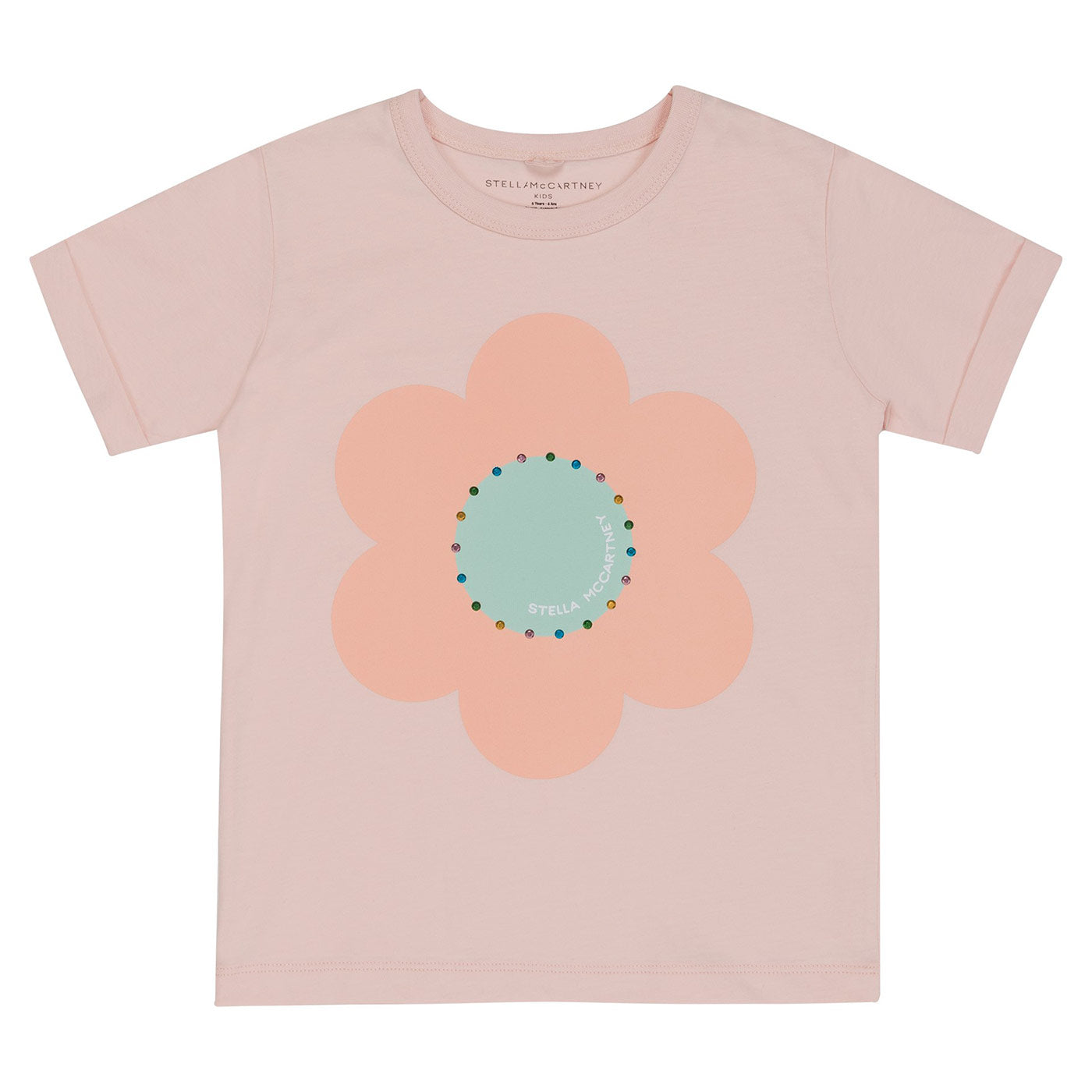 Παιδική Μπλούζα T-Shirt Flower Salmon