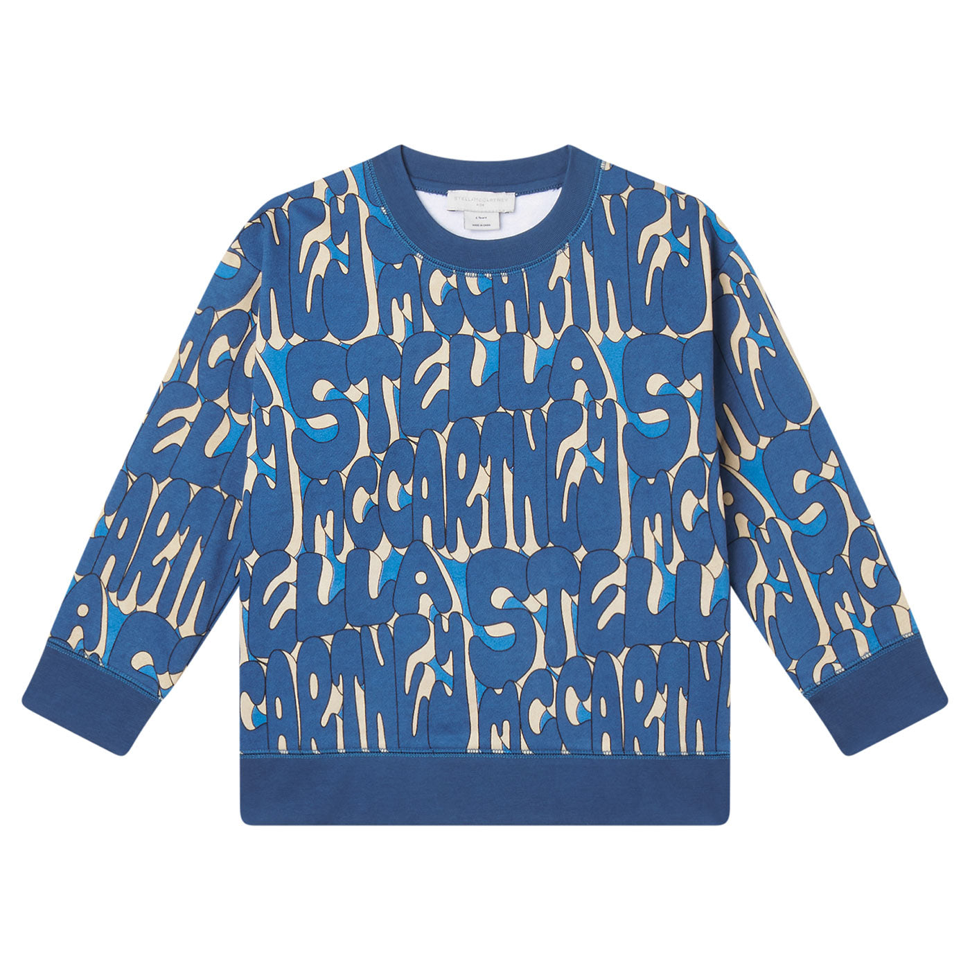 Παιδική Μπλούζα Φούτερ Stella McCartney Logo Blue