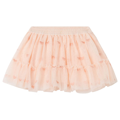 42b.TV7031-Z2103_50TEM # Baby Tulle skirt with Hearts