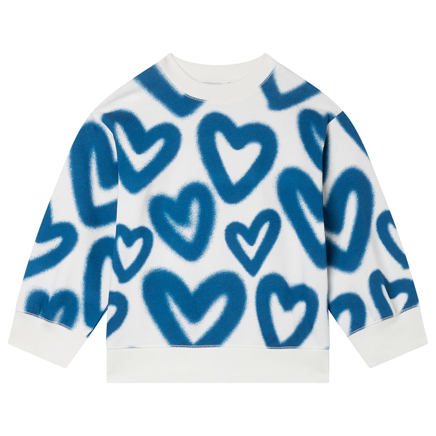52A.TW4C10_Z2528_101BL # Παιδική Μπλούζα Φούτερ Spray Heart