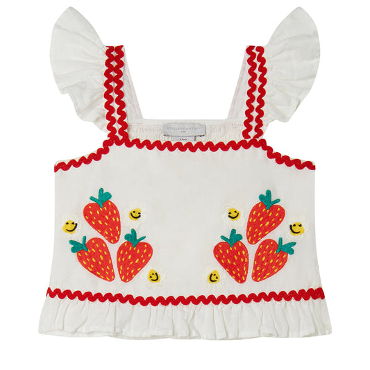 52A.TW5A42_Z0138_101 # Kids T-Shirt with Strawberries