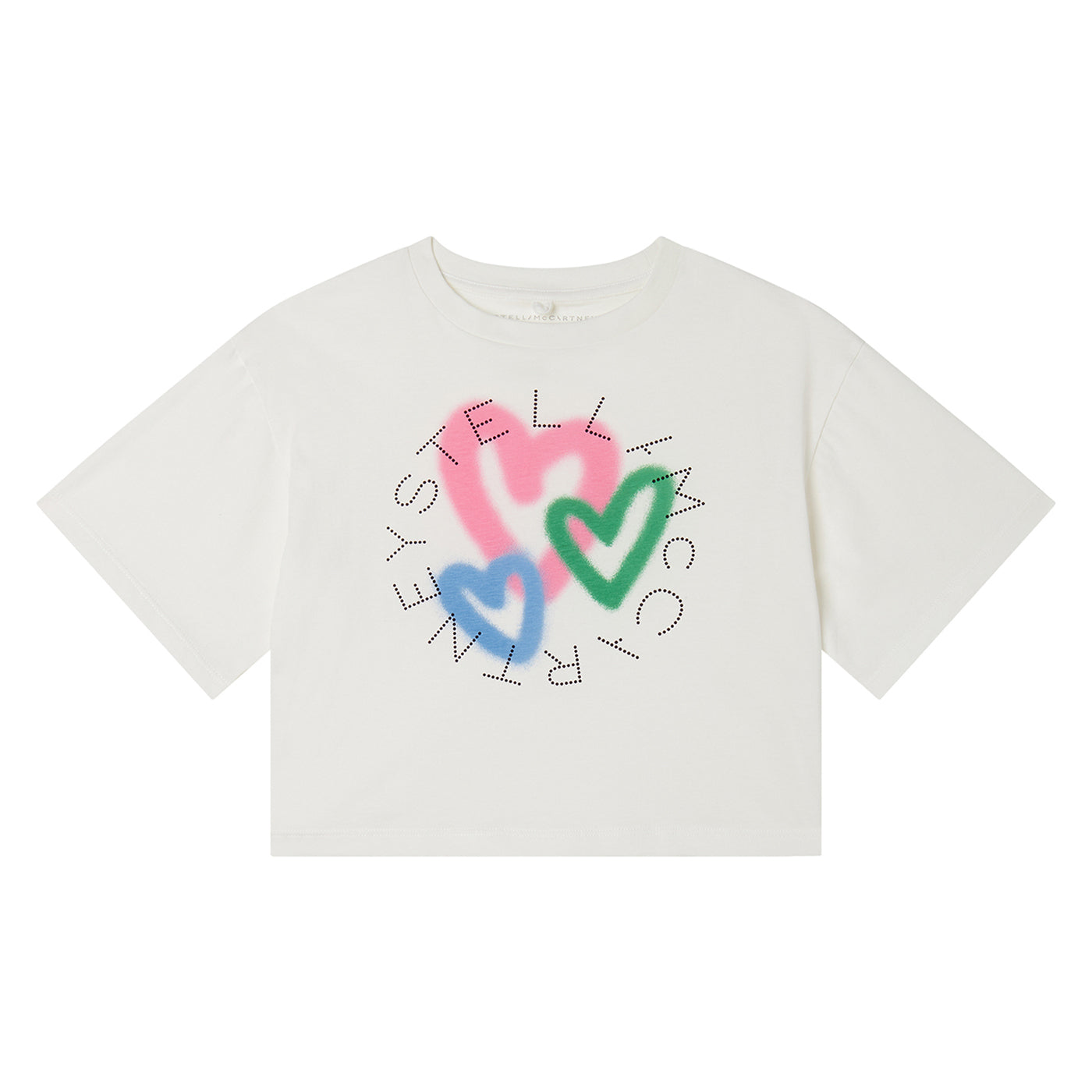 52A.TW8C61_Z0434_101 # Kids Crop Top Spray Hearts