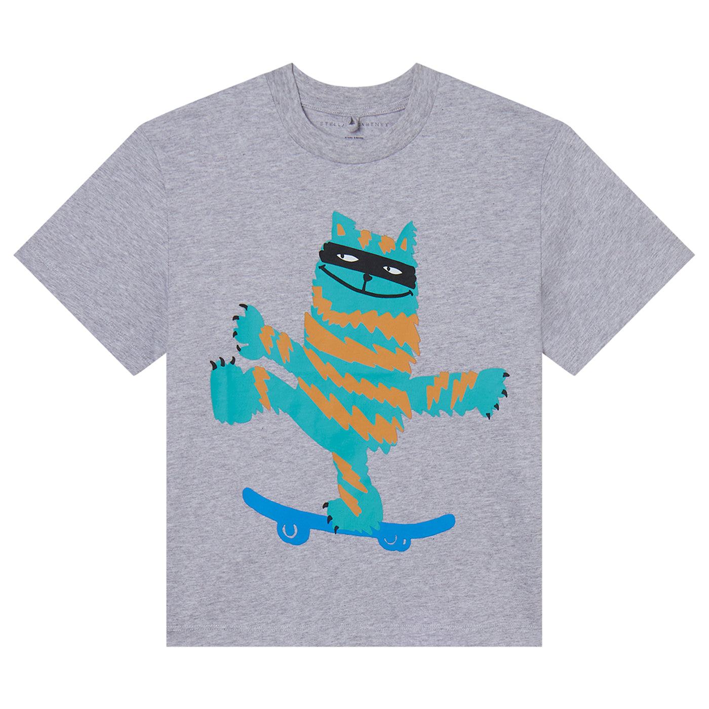 52A.TW8Q11_Z0434_807 # Παιδική Μπλούζα T-Shirt Skater Cat