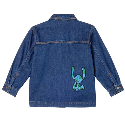 52B.TX2P07_Z0746_635 # Παιδικό Τζιν Μπουφάν Earthy Friends