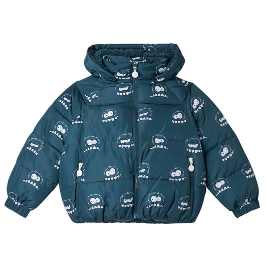 52B.TX2P97_Z3166_633MC # Παιδικό Μπουφάν Monsters Blue