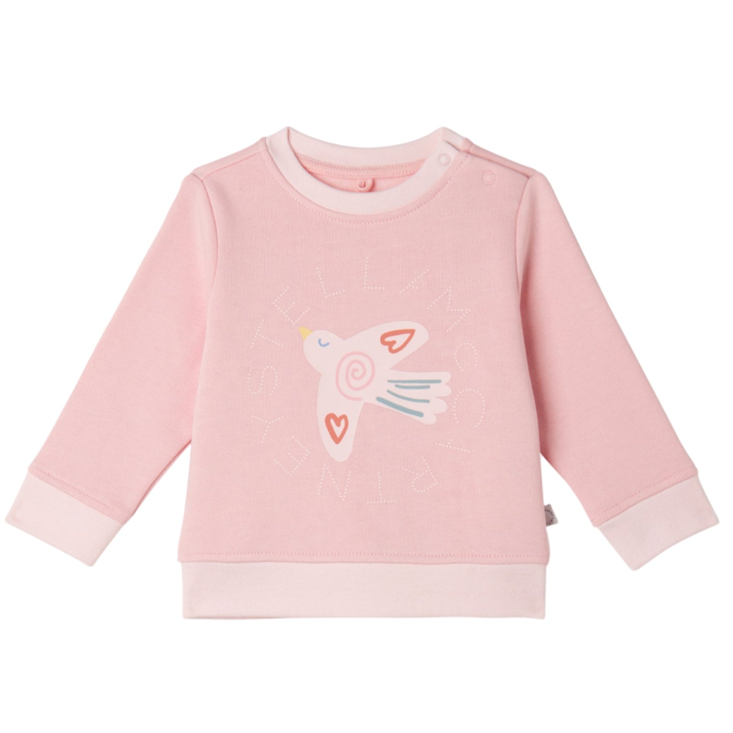 52B.TX4100_Z3059_511 # Βρεφική Μπλούζα Φούτερ Dove Pink