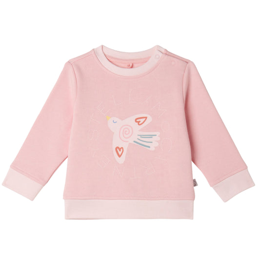 52B.TX4100_Z3059_511 # Βρεφική Μπλούζα Φούτερ Dove Pink