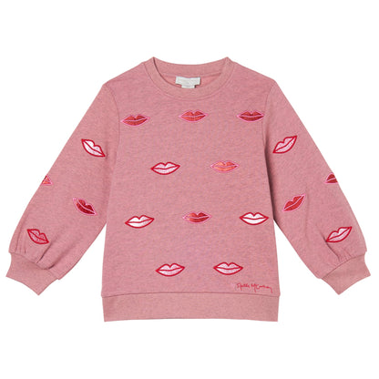 52B.TX4C30_Z3061_883 # Παιδική Μπλούζα Φούτερ Lips