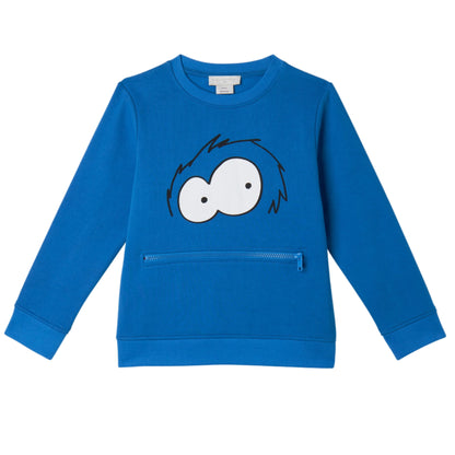 52B.TX4Q40_Z3059_60Q # Παιδική Μπλούζα Φούτερ Curious Monster