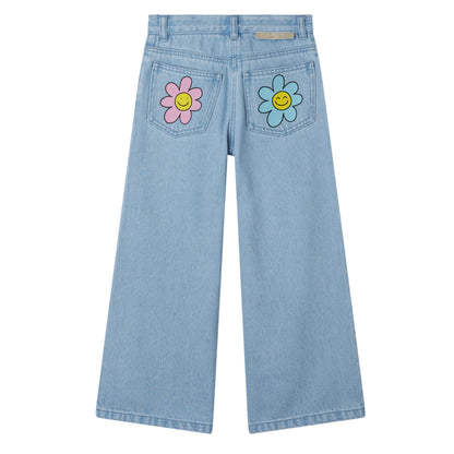 52B.TX6A00_Z0746_606 # Παιδικό Τζιν Παντελόνι Flowers