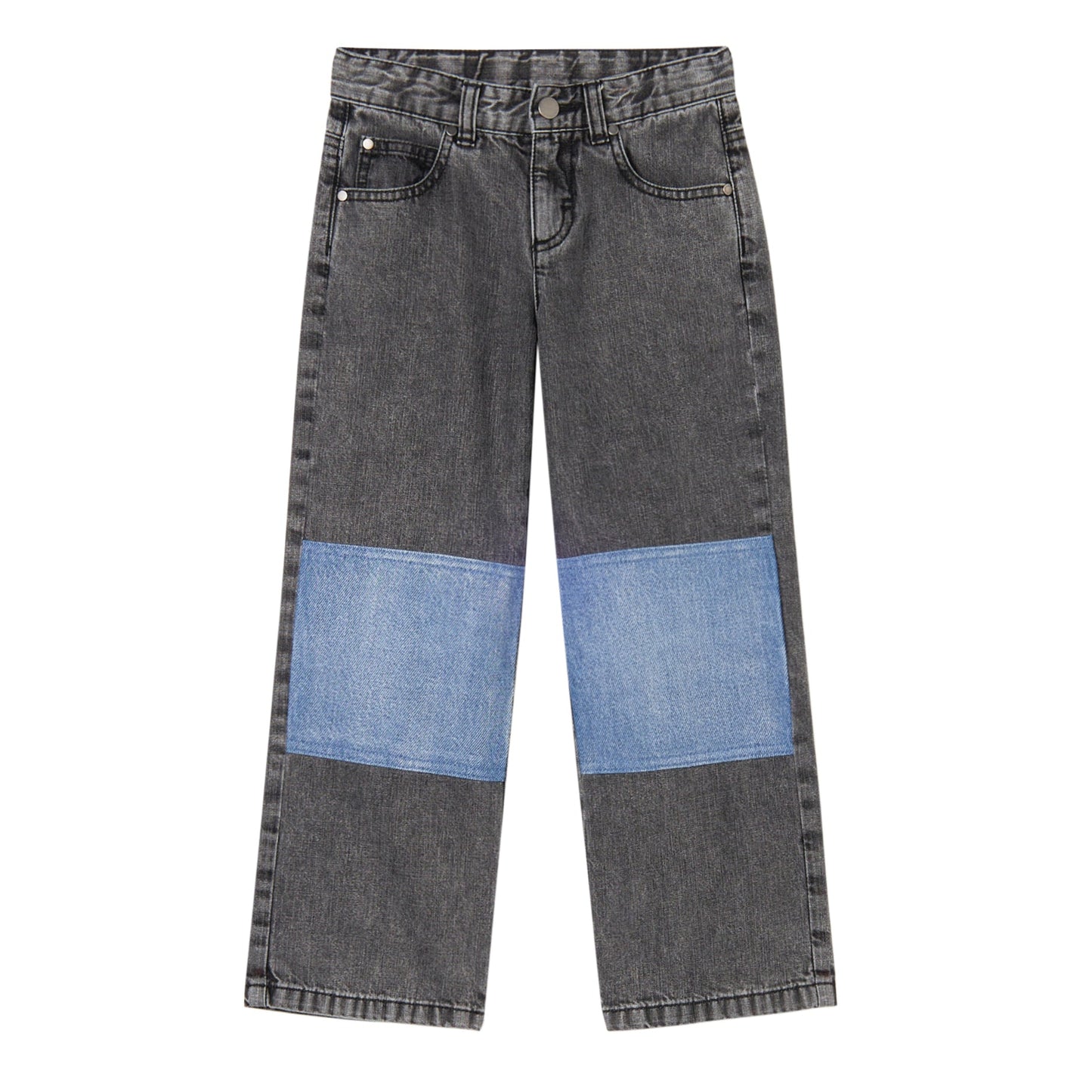 52B.TX6R10_Z0746_961 # Παιδικό Τζιν Παντελόνι Blue Patches