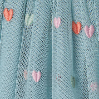 52B.TX7A51_Z3079_923MC # Παιδική Τούλινη Φούστα Hearts Multi