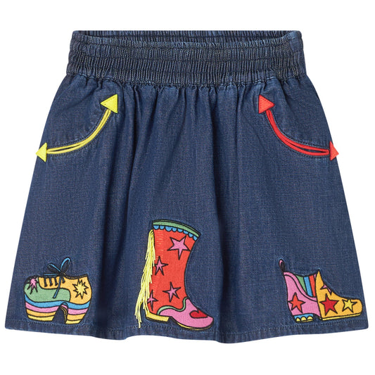 52B.TX7A71_Z0522_635 # Παιδική Τζιν Φούστα Shoes