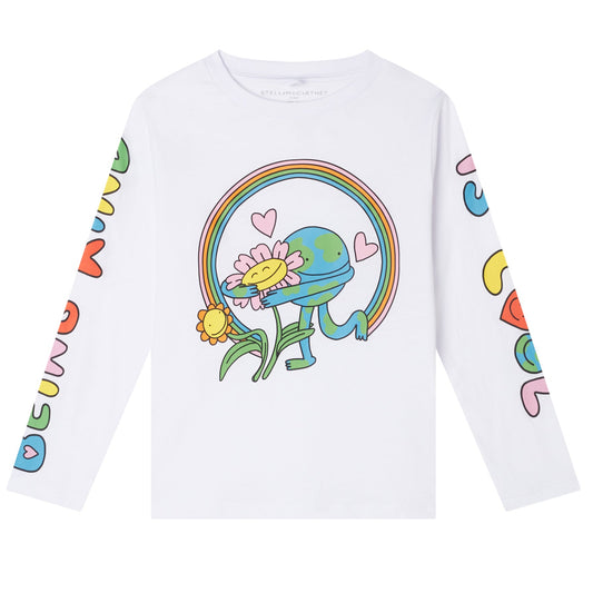 52B.TX8A00_Z0434_100 # Παιδική Μακρυμάνικη Μπλούζα Being Kind