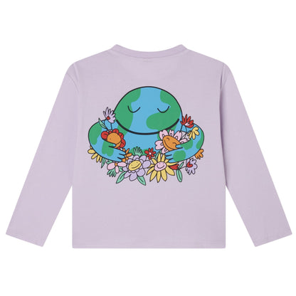 52B.TX8A70_Z0434_522 # Παιδική Μακρυμάνικη Μπλούζα Hug The Earth