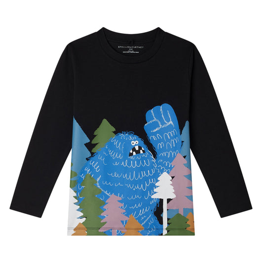 52B.TX8Q70_Z0434_930 # Παιδική Μακρυμάνικη Μπλούζα Monster in the Woods
