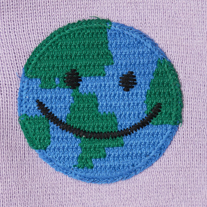 52B.TX9000_Z1528_522 # Βρεφική Πλεκτή Ζακέτα Earthy Friends Lilac