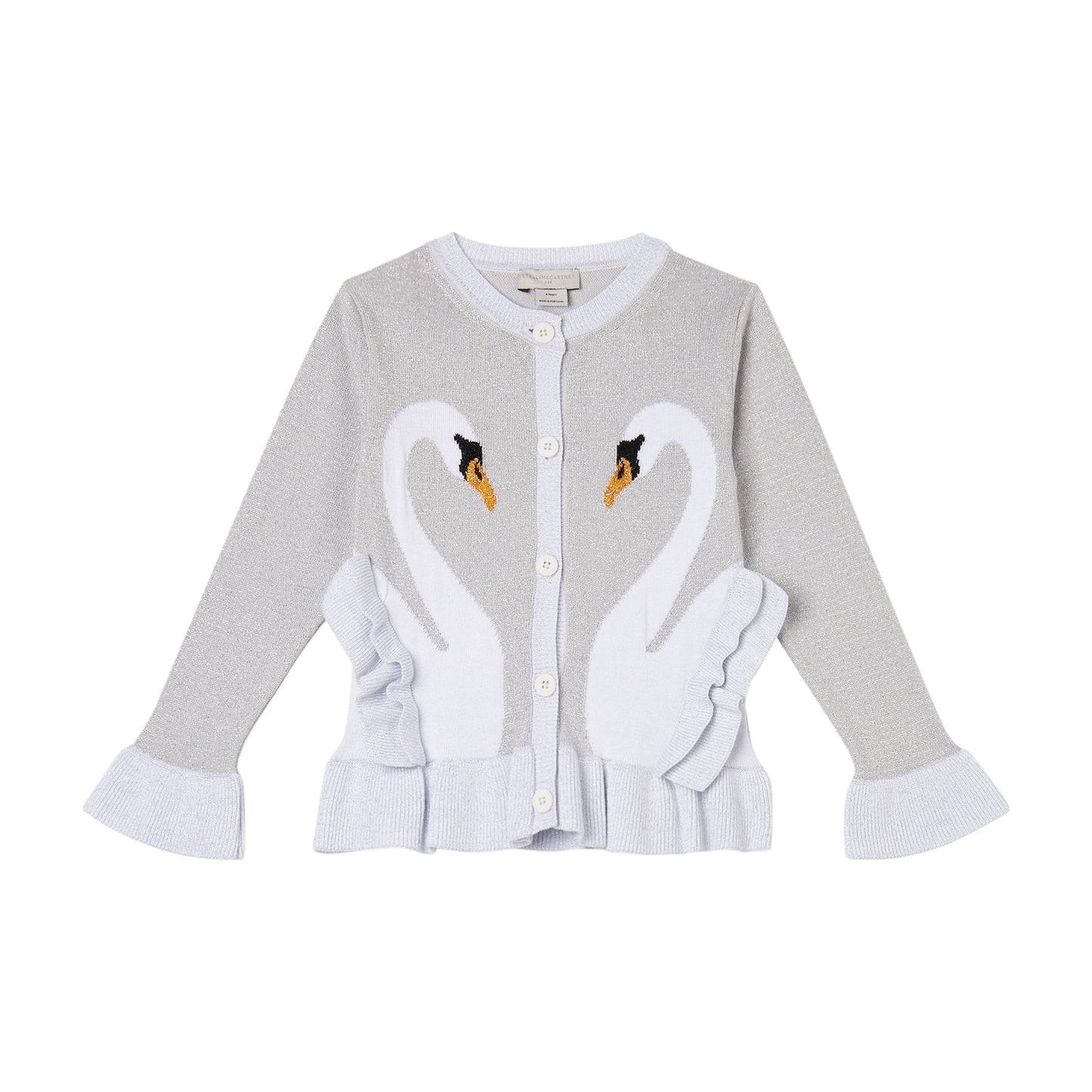 52B.TX9B40_Z3393_925 # Kids Knitted Cardigan Swans