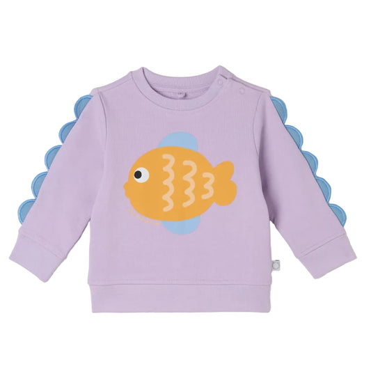 62A.TY4040_Z3409_539 # Βρεφική Μπλούζα Φούτερ Fish