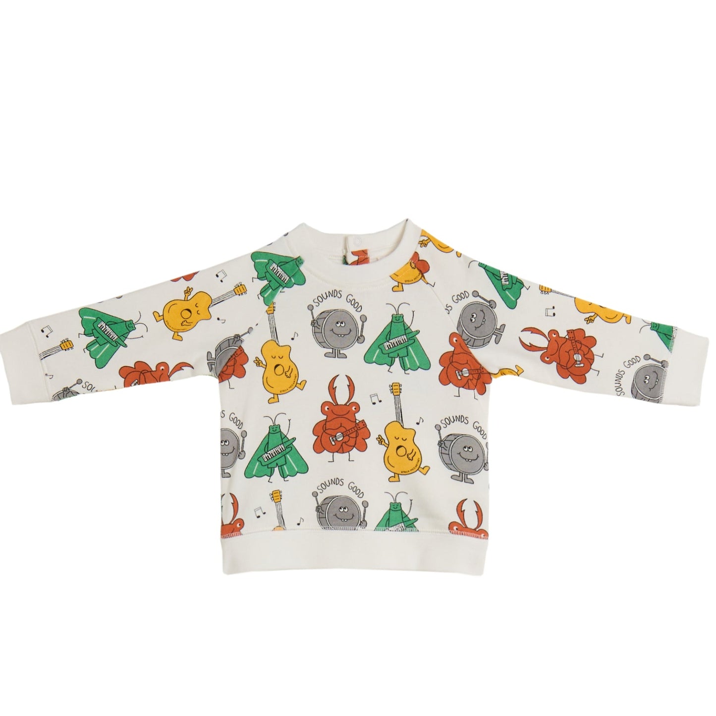 62A.TY4510_Z3562_101MC # Βρεφική Μπλούζα Φούτερ Music Insects