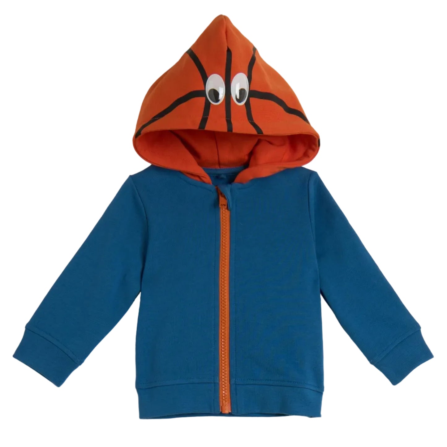 62A.TY4590_Z3409_61D # Βρεφική Ζακέτα Φούτερ Basket Googly Eyes