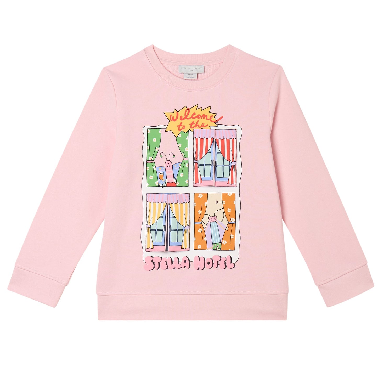 62A.TY4A10_Z3409_51R # Παιδική Μπλούζα Φούτερ Stella Hotel