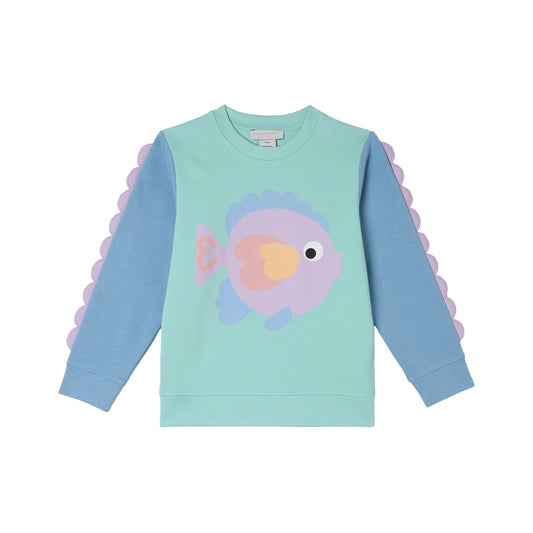 62A.TY4A60_Z3409_683 # Παιδική Μπλούζα Φούτερ Fish