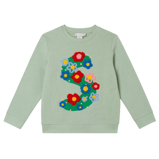 62A.TY4A80_Z3409_767 # Παιδική Μπλούζα Φούτερ Terry Flowers