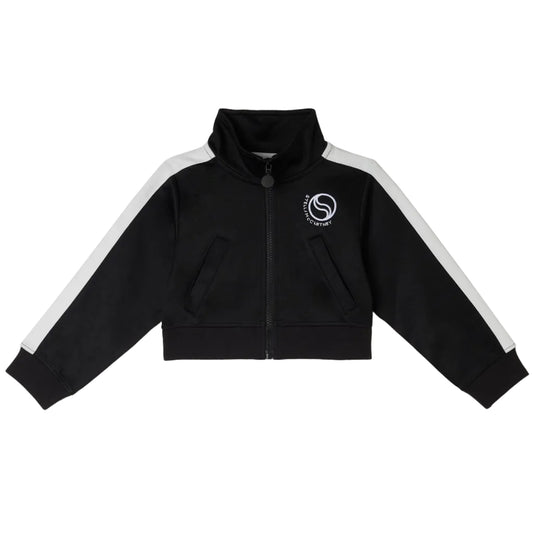 62A.TY4B40_Z3498_930 # Παιδική Ζακέτα Κροπ S-Wave Black