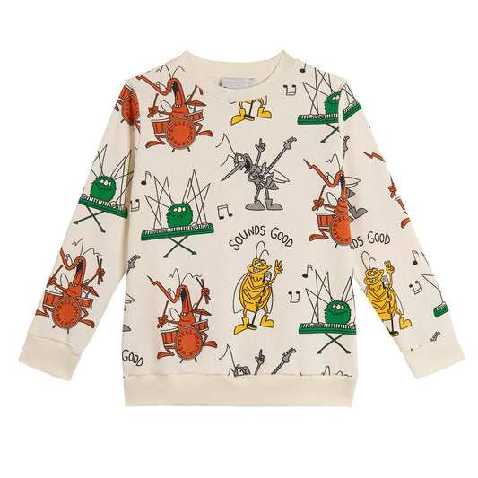62A.TY4P40_Z3522_137MC # Παιδική Μπλούζα Φούτερ Insects