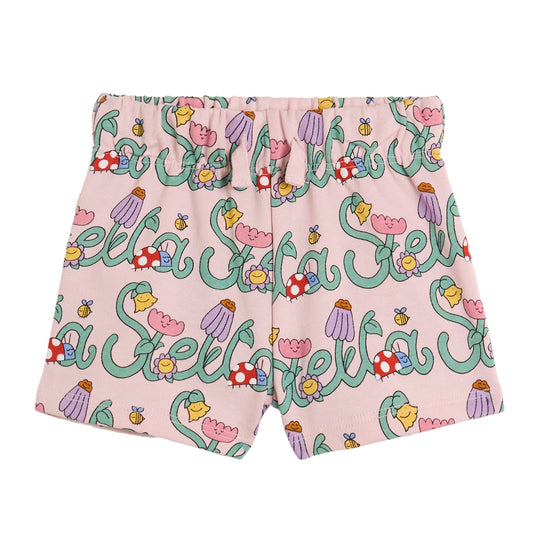 62A.TY6039_Z3581_51RMC # Βρεφικό Σορτς Flowers Pink