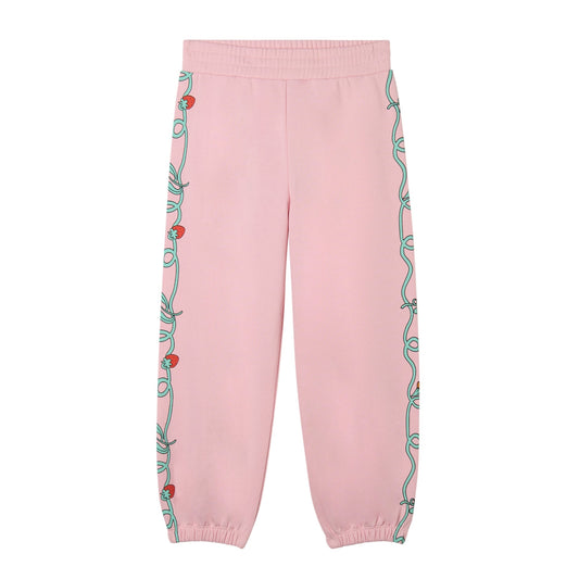 62A.TY6A60_Z3409_51R # Παιδικό Παντελόνι Φόρμας Flowers Pink