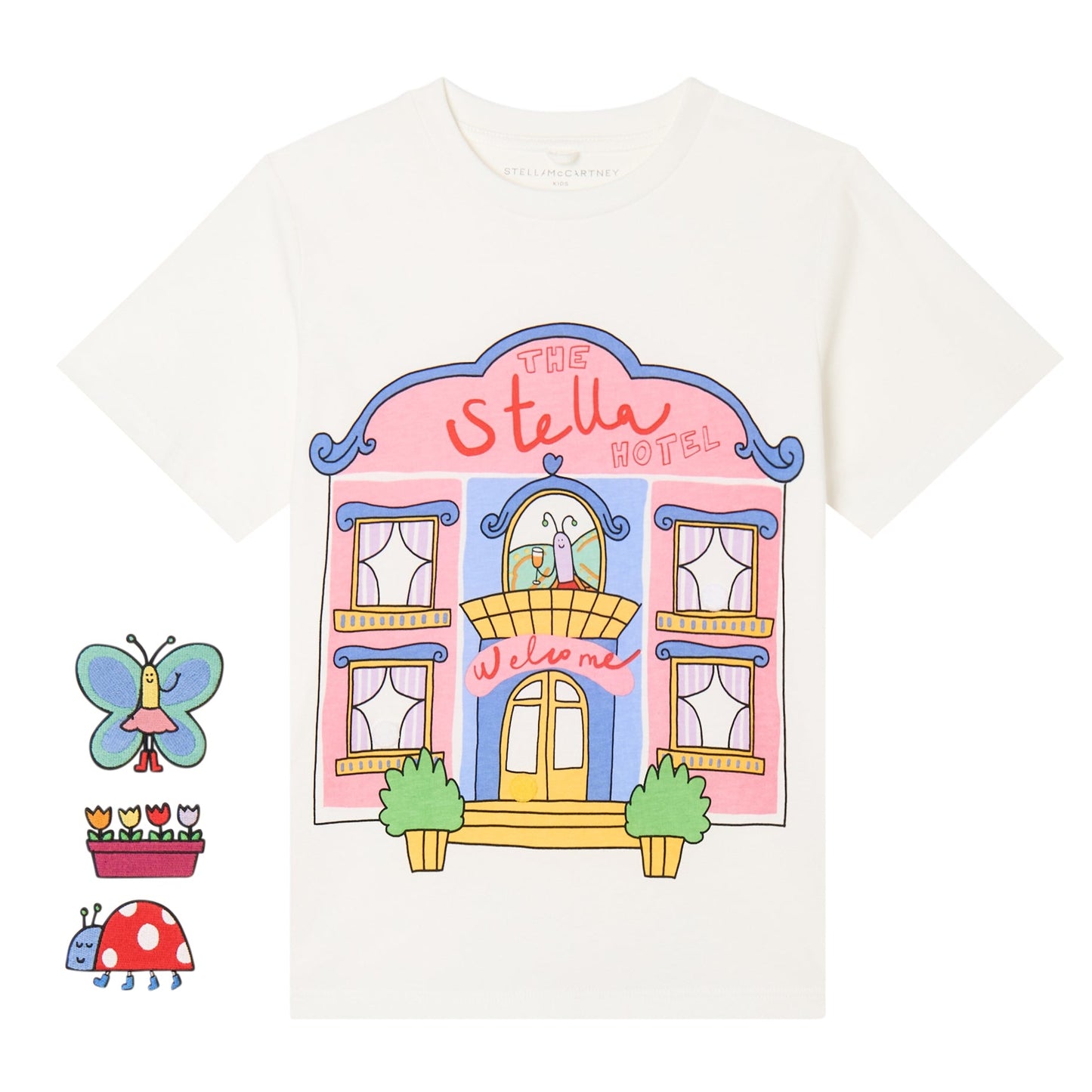 62A.TY8A11_Z0434_101 # Παιδική Κοντομάνικη Μπλούζα T-Shirt Stella Hotel