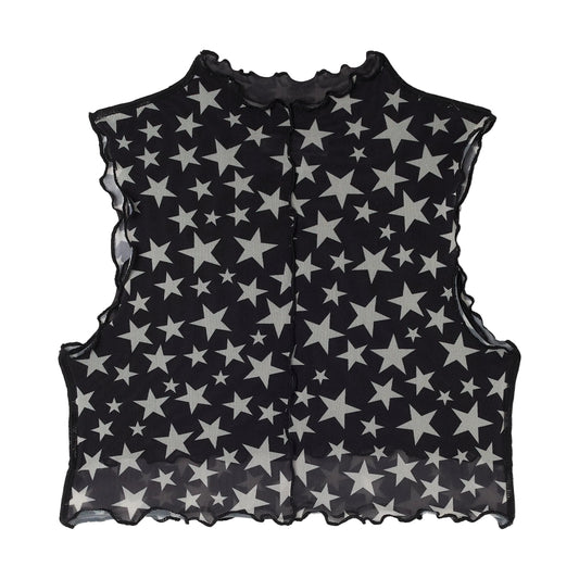 62A.TY8C52_Z3483_930AV # Παιδικό Τούλινο Κροπ Τοπ Stars