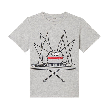 62A.TY8P01_Z0434_807 #  Παιδική Κοντομάνικη Μπλούζα T-Shirt Music Spider