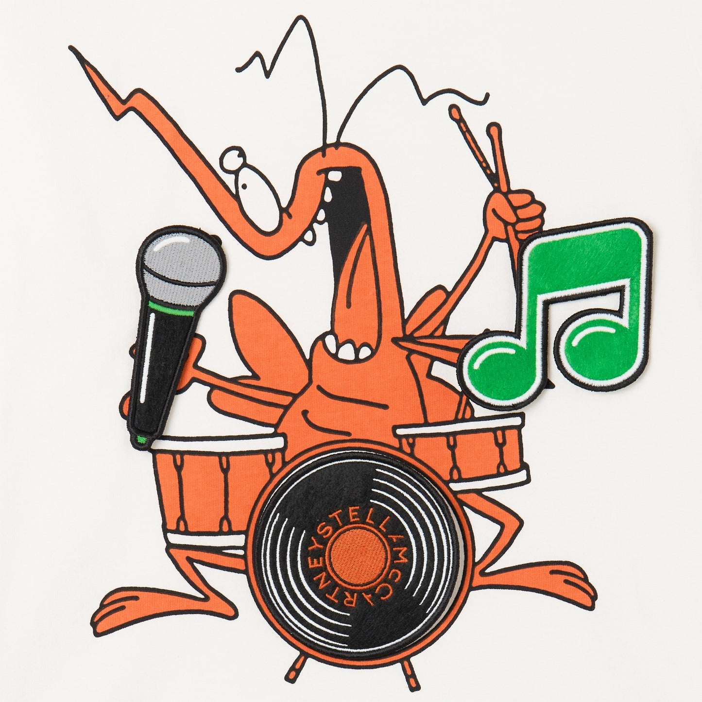 62A.TY8P31_Z0434_101 # Παιδική Κοντομάνικη Μπλούζα T-Shirt Music Mosquito