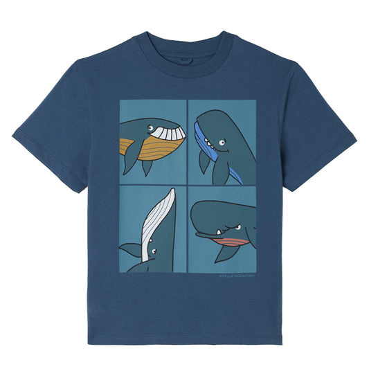 62A.TY8Q01_Z0434_61B # Παιδική Κοντομάνικη Μπλούζα T-Shirt 4 Whales