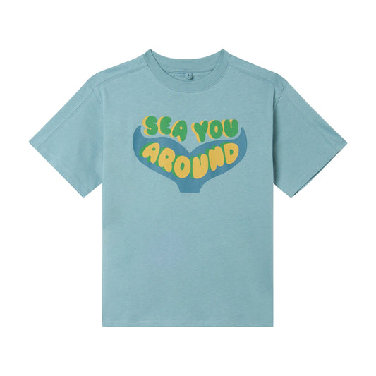 62A.TY8Q11_Z0434_642 # Παιδική Κοντομάνικη Μπλούζα T-Shirt Sea You Around
