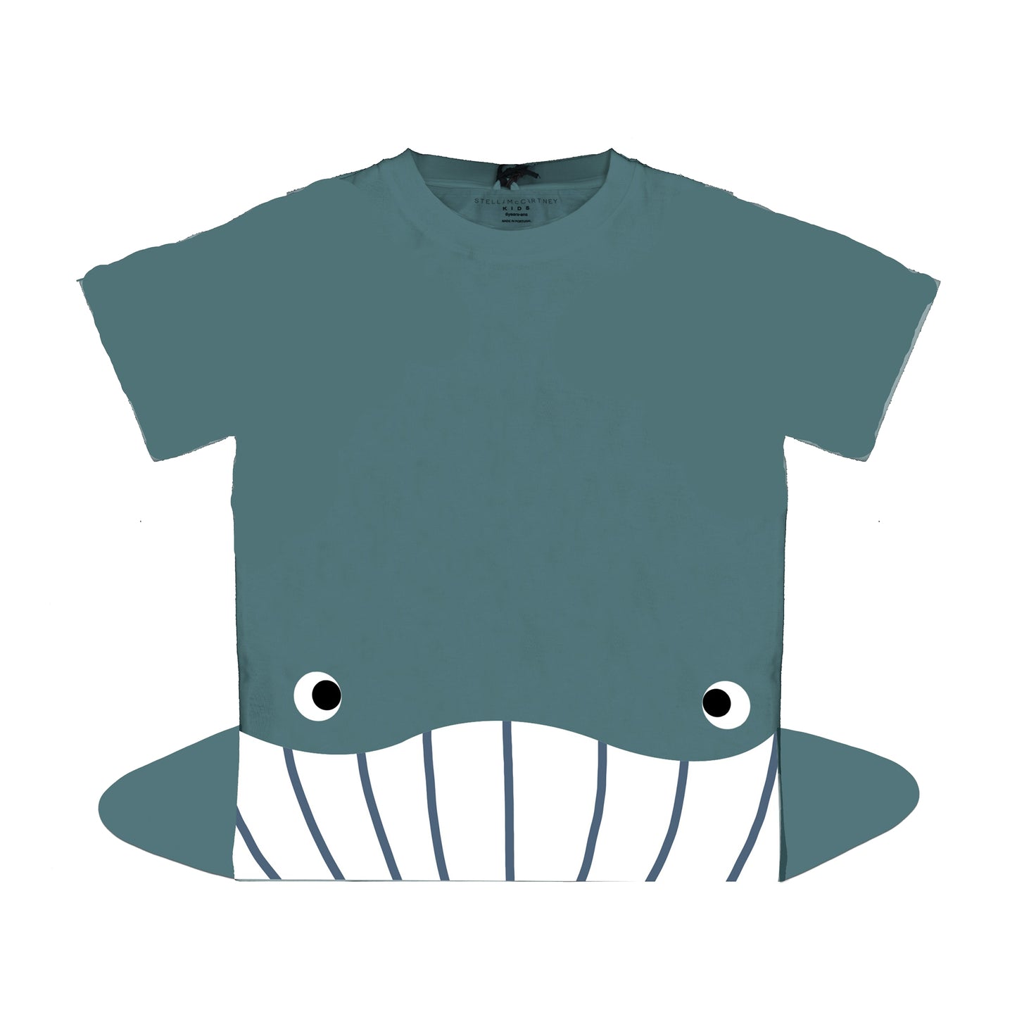 62A.TY8Q21_Z0434_642 # Παιδική Κοντομάνικη Μπλούζα T-Shirt Teal Whale
