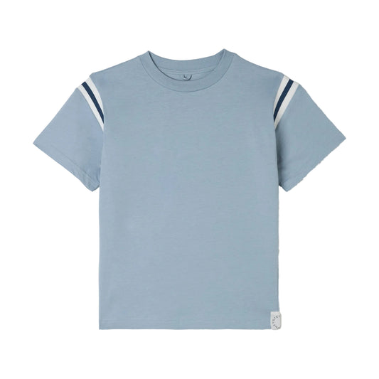62A.TY8R61_Z0434_61E # Παιδική Κοντομάνικη Μπλούζα T-Shirt Light Blue Stripe