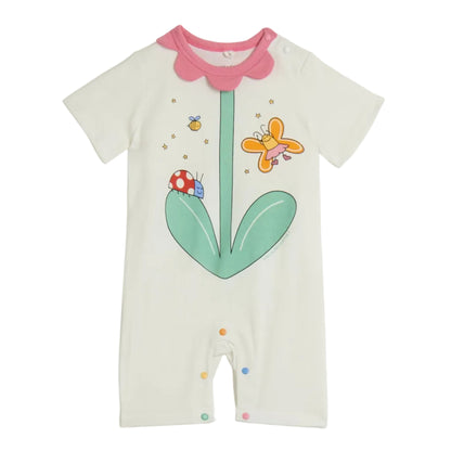 62A.TYA021_Z0434_101 # Βρεφικό Κοντομάνικο Φορμάκι Flower