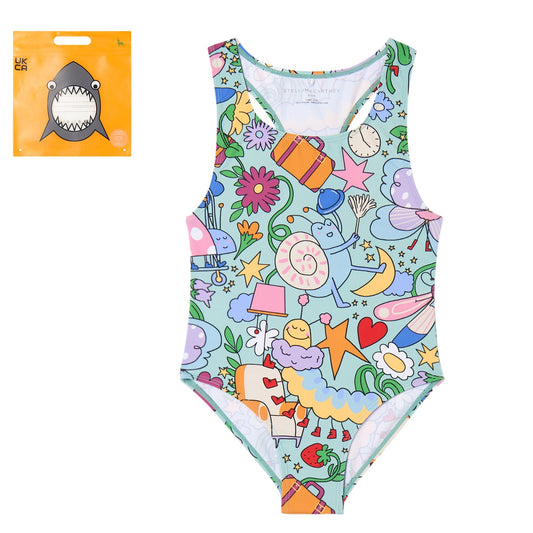 62A.TYCA29_Z3509_754MC # Παιδικό Ολόσωμο Μαγιώ Bug Hotel