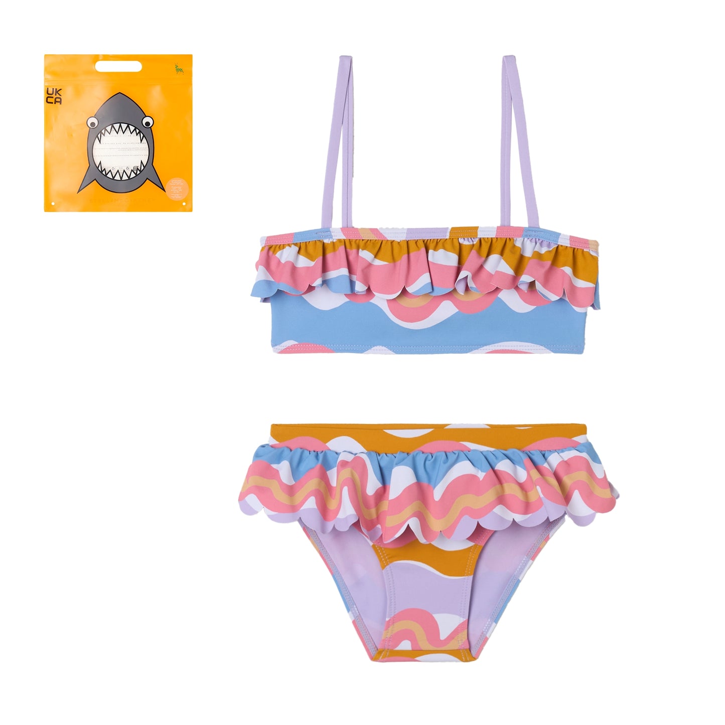 62A.TYCA85_Z3517_999MC # Παιδικό Μαγιώ Μπικίνι Waves