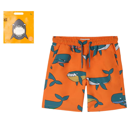 62A.TYCP89_Z3526_490MC # Παιδικό Μαγιώ Σορτς Whales