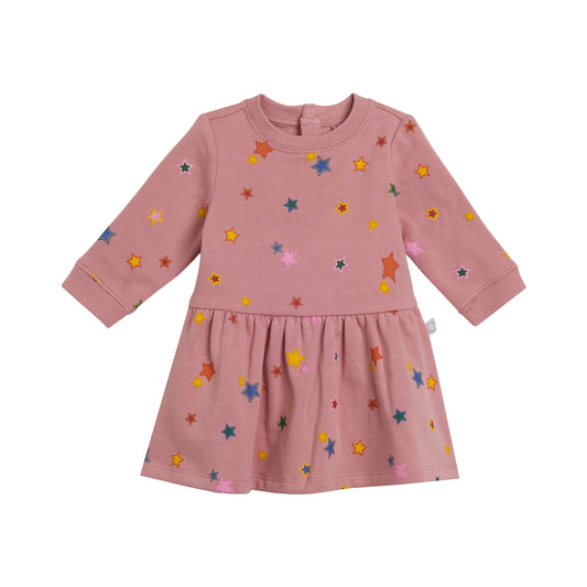 62B.TZ1030_Z4021_507MC # Baby Sweatdress Small Stars