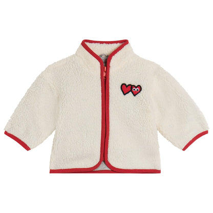 Baby Fleece Jacket Hearts
