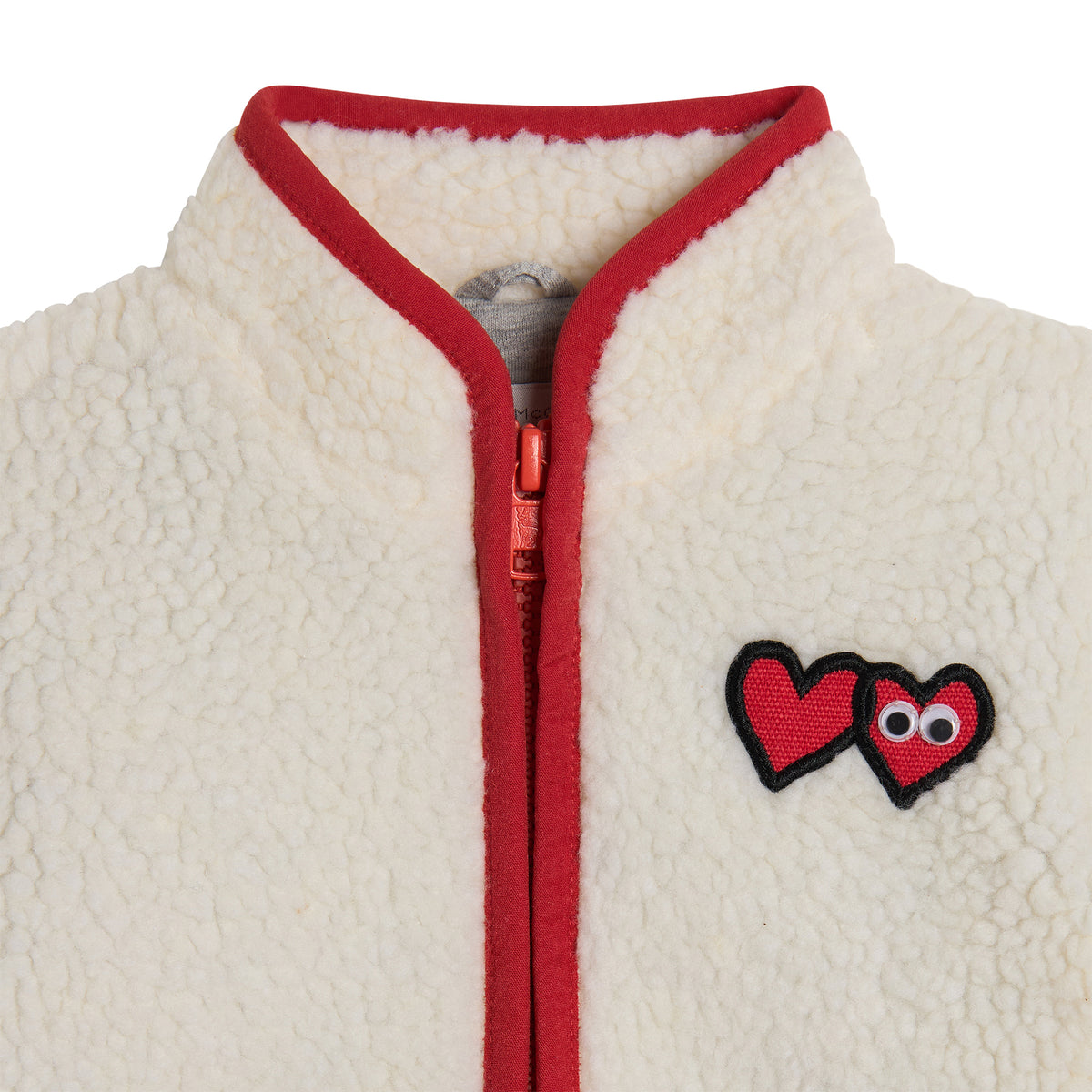 Baby Fleece Jacket Hearts