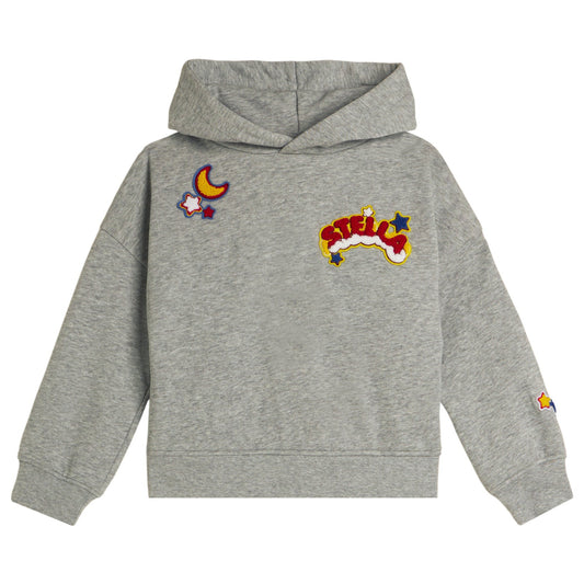 62B.TZ4A70_Z3059_807 # Kids Hoodie Stella Badges Grey
